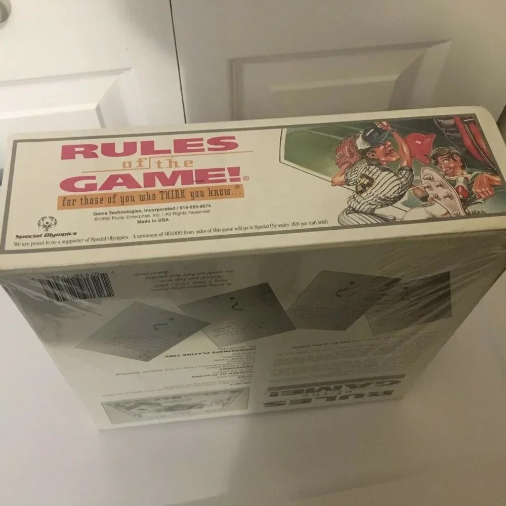 New Rules of the Game 1995 Sports Trivia Board game~New & Factory‎ Sealed